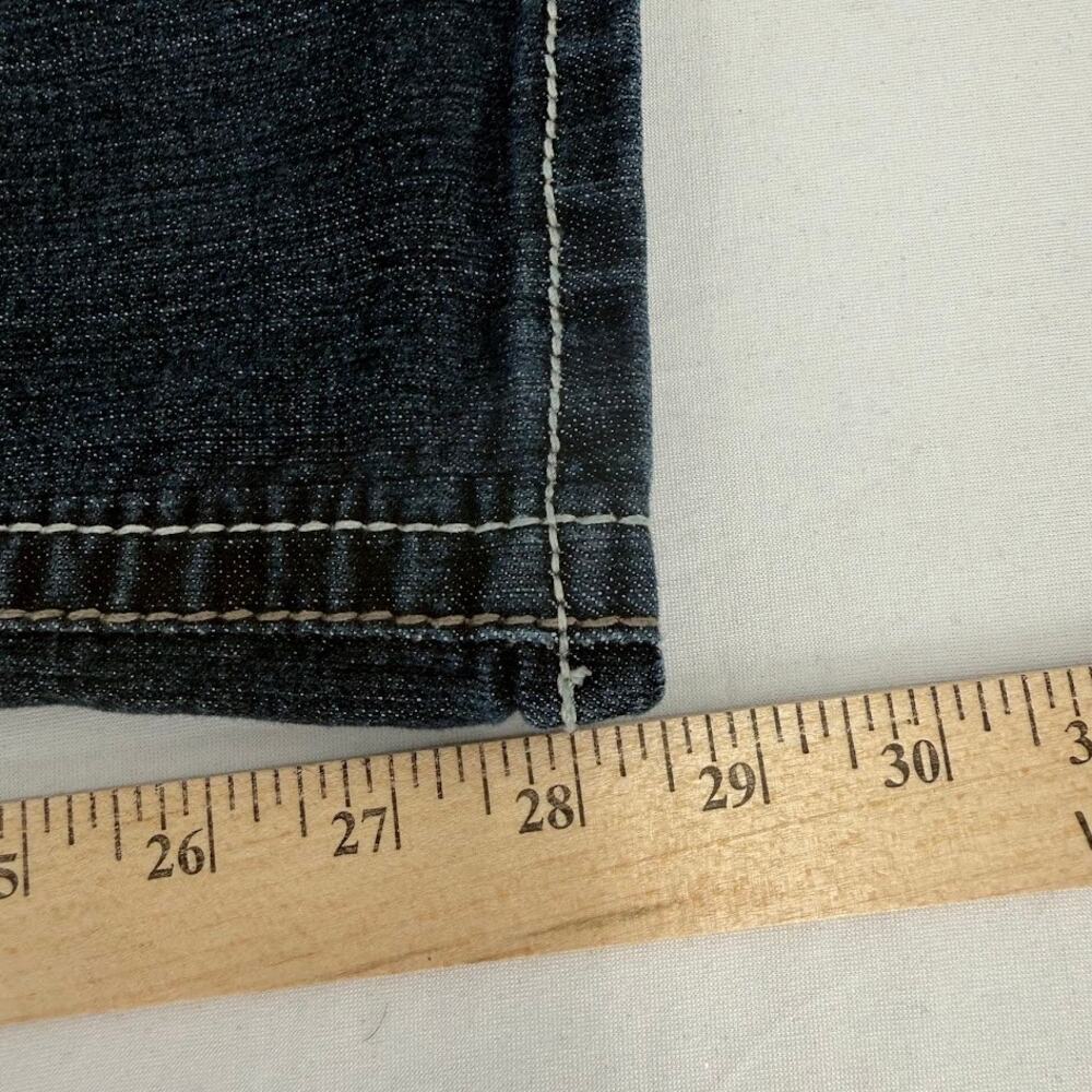 ANA A New Approach Womens 8P Boot-cut Jeans Dark Wash Stretch Mid Rise Denim - Picture 6 of 8